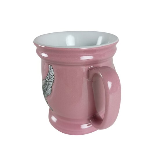 Harley Davidson Pink Coffee/Tea Mug-Silver Glider Eagle Cup 12oz. - Picture 4 of 6